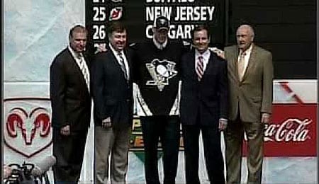 The Pittsburgh Penguins opted to take a forward, Jordan Staal, in the NHL Draft.