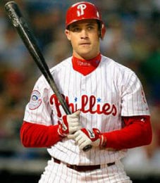 Pat Burrell is racking up the runs for the Philadelphia Phillies.