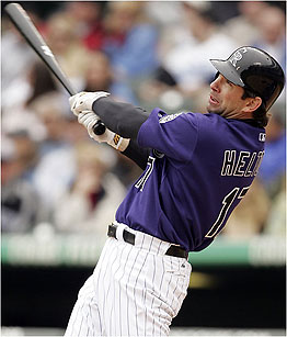 Could Colorado Rockies first baseman Todd Helton be on his way to Boston?