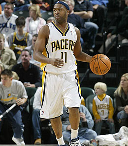 Indiana Pacers point guard Jamaal Tinsley has been mysteriously dumped in one league.