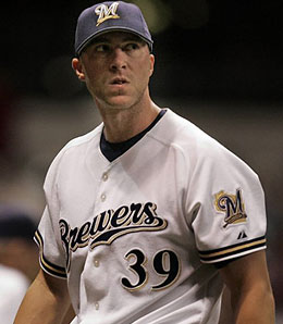 Milwaukee Brewers starting pitcher Chris Capuano heads up an excellent staff.