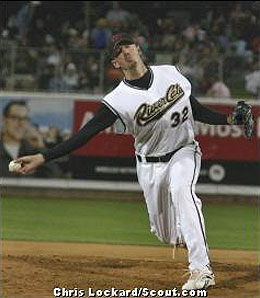 Oakland A's minor league reliever Brad Ziegler has been converted to a sidearm delivery.