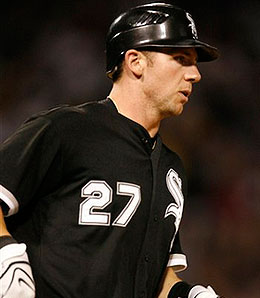Chicago White Sox third baseman Josh Fields is tearing the cover off the ball lately.