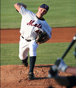 The New York Mets are being patient with pitching prospect Philip Humber.
