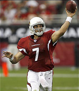 Arizona Cardinals quarterback Matt Leinart looks like an excellent bet in Week One.