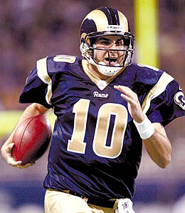 The yardage numbers are starting to return for Marc Bulger.