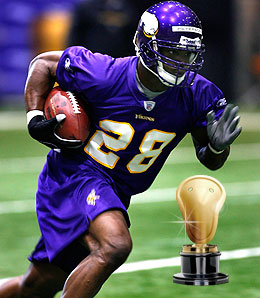 Adrian Peterson is a slam dunk as Rookie of the Year.
