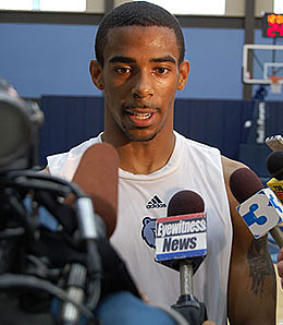Mike Conley, Jr. has taken over as the Grizzlies' PG.