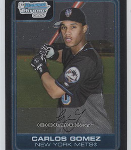 Carlos Gomez could win the centrefielder/lead-off job for the Twins.
