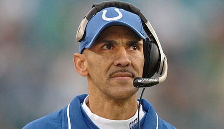 Tony Dungy resigned after seven seasons at the helm of the Indianapolis Colts.