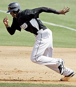 Cameron Maybin is hitting well at Triple-A for the Florida Marlins.