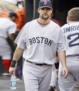 Casey Kotchman is barely playing for the Boston Red Sox.