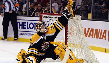 Tim Thomas is poised to have a big year for the Boston Bruins.