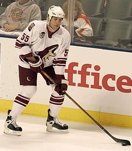 Ed Jovanovski is playing extremely well for the Phoenix Coyotes.