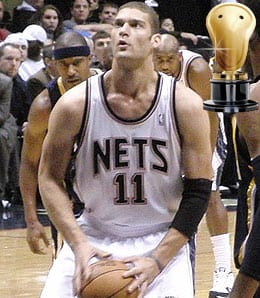 Brook Lopez had a brilliant rookie season for the New Jersey Nets.
