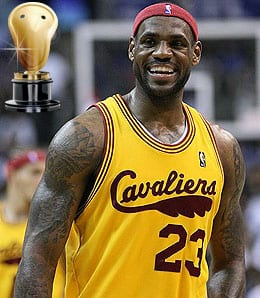 LeBron James is the best player in basketball for the Cleveland Cavaliers.