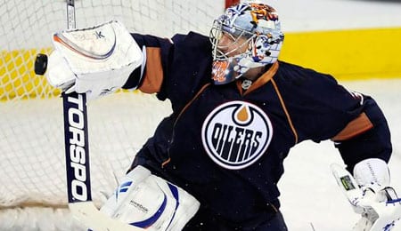 Nikolai Khabibulin is probably done for the season for the Edmonton Oilers.