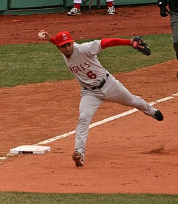 Maicer Izturis is a valuable role player for the Los Angeles Angels.