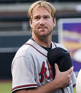 Derek Lowe suffered his first loss for the Atlanta Braves.