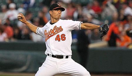 Jeremy Guthrie has been on a roll for the Baltimore Orioles.