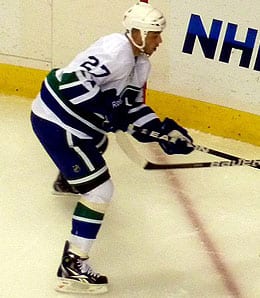 Manny Malhotra is hurting for the Vancouver Canucks.