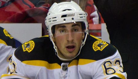 Brad Marchand is getting his chances for the Boston Bruins.