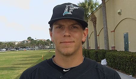 Logan Morrison has been brought back up by the Florida Marlins.