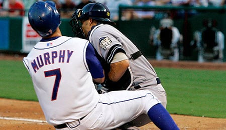 David Murphy is taking advantage of injuries for the Texas Rangers.