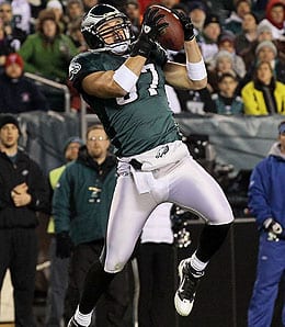 Brent Celek has been a big part of the Philadelphia Eagles' pass attack.