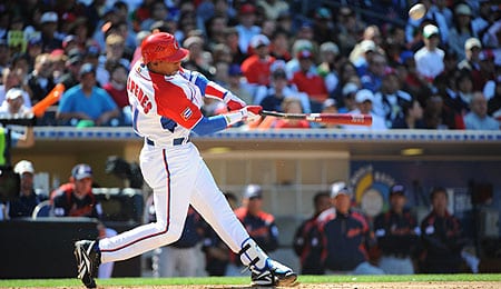 Yoenis Cespedes will try to add some offense to the Oakland A's.