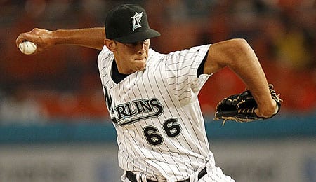 Steve Cishek is earning saves for the Miami Marlins.