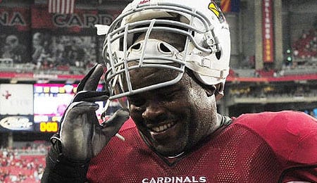 Levi Brown has tore his triceps for the Arizona Cardinals.
