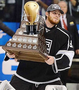 Jonathan Quick was the man for the Los Angeles Kings.