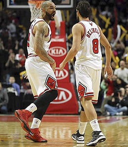 Marco Belinelli is shooting very well for the Chicago Bulls.