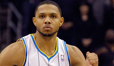 Eric Gordon stayed healthier for the New Orleans Hornets this season.