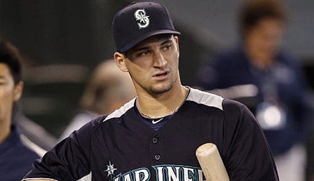 Mike Zunino has been brought up by the Seattle Mariners.