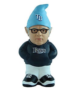 Joe Maddon has been immortalized as a gnome by the Tampa Bay Rays.