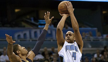 Arron Afflalo is lighting it up for the Orlando Magic.
