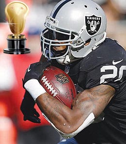 Darren McFadden once again teased his owners for the Oakland Raiders.