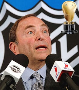 Gary Bettman sure knows how to spin things.
