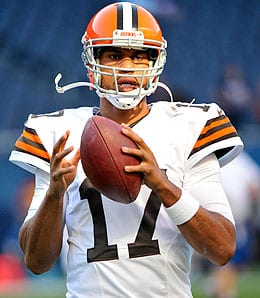 Jason Campbell is currently concussed for the Cleveland Browns.