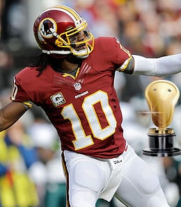 Robert Griffin III was a major disappointment for the Washington Redskins.
