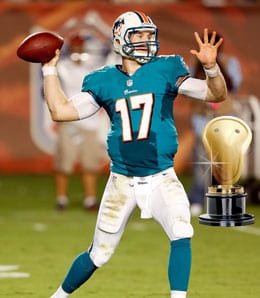 Ryan Tannehill isn't getting any Fantasy respect for the Miami Dolphins.