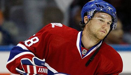 David Desharnais has finally surfaced for the Montreal Canadiens.