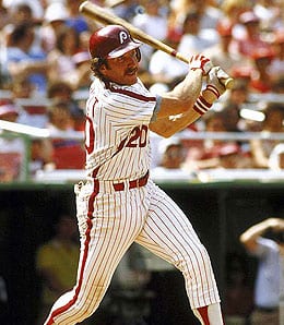 Mike Schmidt was once the top slugger in the game for the Philadelphia Phillies.