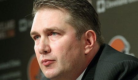 Rob Chudzinski was axed by the Cleveland Browns.