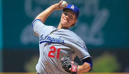 Zack Greinke took off in the second half for the Los Angeles Dodgers.