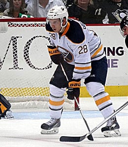 Zemgus Girgensons has played well lately for the Buffalo Sabres.