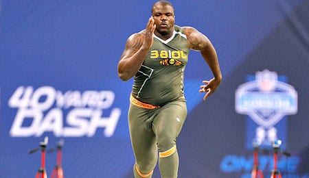 Auburn Tigers Greg Robinson could go as high as No. 1 overall.