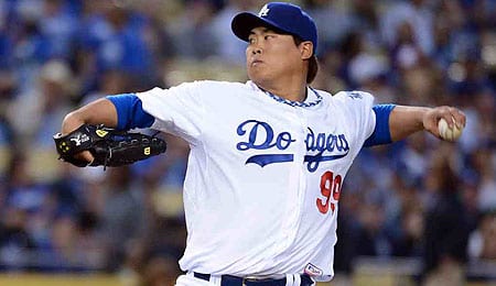 Hyun-Jin Ryu is off to a brilliant start for the Los Angeles Dodgers.